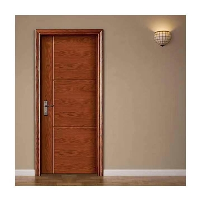 MDF PVC WPC ξύλινες πορτών επίπεδες εσωτερικές πόρτες καπλαμάδων ξύλων καρυδιάς δρύινες