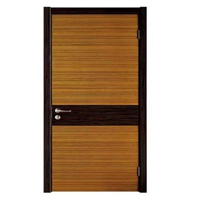 MDF PVC WPC ξύλινες πορτών επίπεδες εσωτερικές πόρτες καπλαμάδων ξύλων καρυδιάς δρύινες