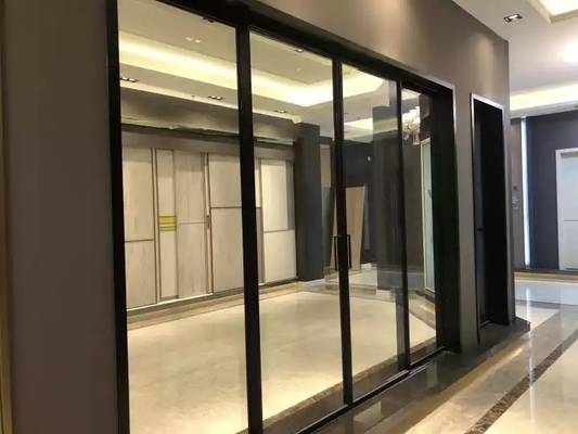 Σύγχρονες μετριασμένες πόρτες γυαλιού, αδιάβροχες συρόμενες πόρτες πλαισίων αλουμινίου