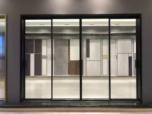Σύγχρονες μετριασμένες πόρτες γυαλιού, αδιάβροχες συρόμενες πόρτες πλαισίων αλουμινίου