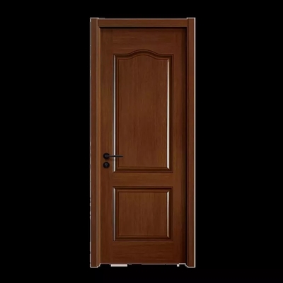 MDF τοποθετημένη σε στρώματα Teak ξύλινη εσωτερική πόρτα δωματίων μελαμινών επιτροπής για το διαμέρισμα