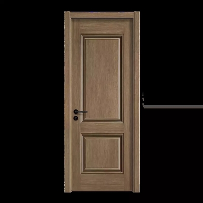 MDF τοποθετημένη σε στρώματα Teak ξύλινη εσωτερική πόρτα δωματίων μελαμινών επιτροπής για το διαμέρισμα