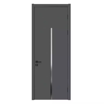 Frosted Glass Μπάνιου Ξύλινη Πόρτα Μοντέρνα Αδιάβροχο Εσωτερικό Ξύλινο 45mm / 50mm
