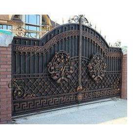Γλιστρώντας Driveway Γκέιτς, maingate επεξεργασμένου σιδήρου σχέδιο εισόδων ασφάλειας