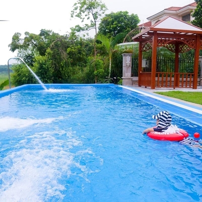 Fiberglass Prefab Customized Color 20FT 40FT Shipping Container Pool with UPVC window