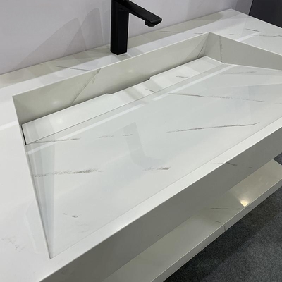 Washbasin νέος ιταλικός σχεδίου άσπρος χρώματος υγειονομικός εμπορευμάτων νεροχύτης λεκανών πλυσίματος λουτρών διπλός