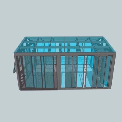 Βαλκόνι Ανεξάρτητο Στεκό Sunshine House Χειμερινός Κήπος Αλουμινίου Φρέμα Σκηνή Σκάλας Sunroom