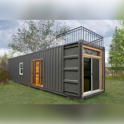Prefab σπίτι εμπορευματοκιβωτίων Sc τυποποιημένο τακτοποιημένο καθαρό μικρό που εξοπλίζεται καλά