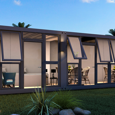 Κινητό Prefab σπίτι 20ft εμπορευματοκιβωτίων Carport καμπίνα μεταφορικών κιβωτίων