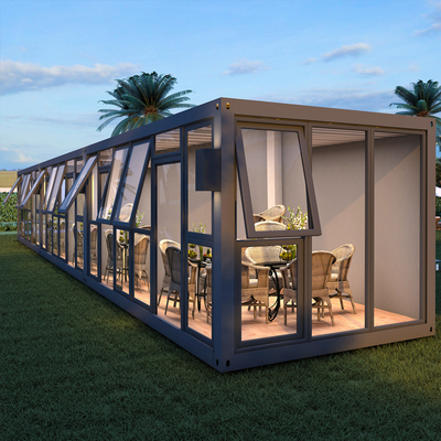 Κινητό Prefab σπίτι 20ft εμπορευματοκιβωτίων Carport καμπίνα μεταφορικών κιβωτίων