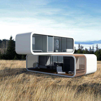 Κατοικημένο Prefab πολυτέλειας CE που διπλώνει τον καιρό σπιτιών εμπορευματοκιβωτίων ανθεκτικό