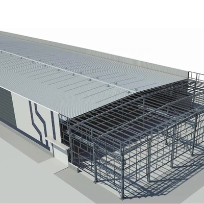 1500sqm μέταλλο αποθηκών εμπορευμάτων δομών χάλυβα που χτίζει 25m*80m*9m
