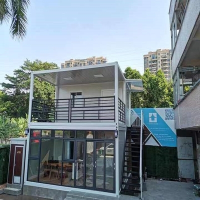 Με τρία υπνοδωμάτια Prefab σπίτι 40ft εμπορευματοκιβωτίων αργιλίου επίπεδο σπίτι μεταφορικών κιβωτίων πακέτων