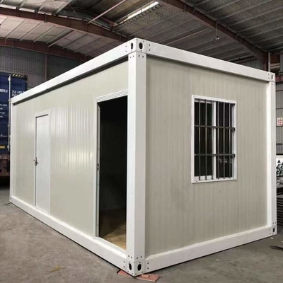 40ft σάντουιτς επιτροπής Prefab εμπορευματοκιβωτίων σπίτι εμπορευματοκιβωτίων σπιτιών άσπρο σύγχρονο
