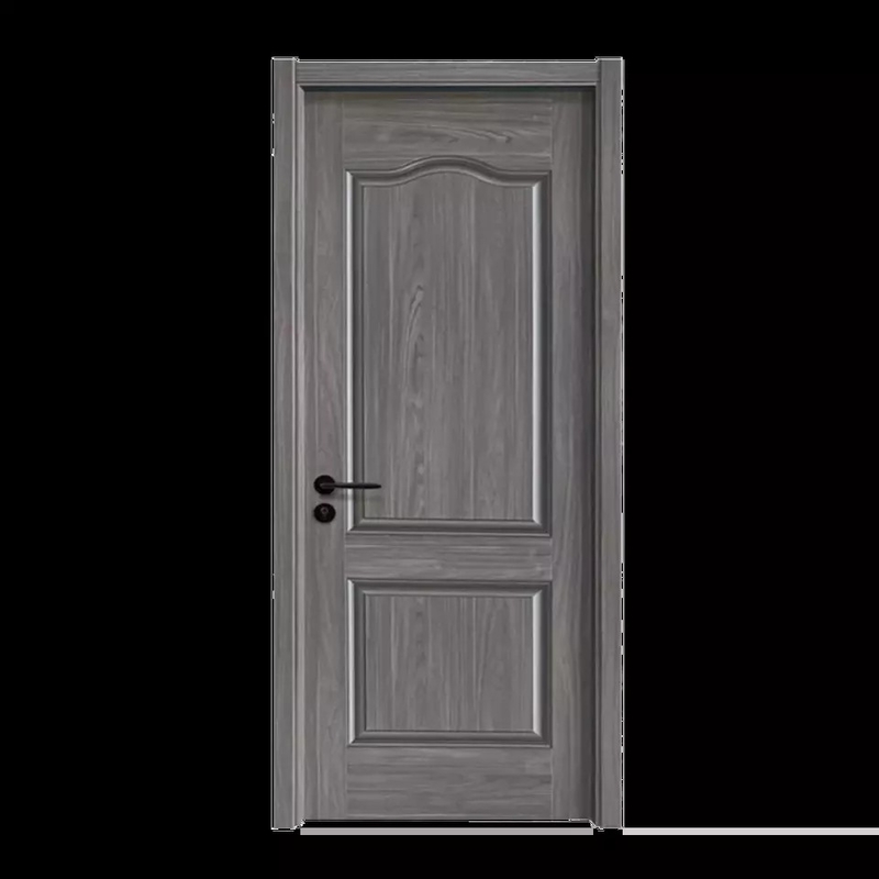 MDF τοποθετημένη σε στρώματα Teak ξύλινη εσωτερική πόρτα δωματίων μελαμινών επιτροπής για το διαμέρισμα