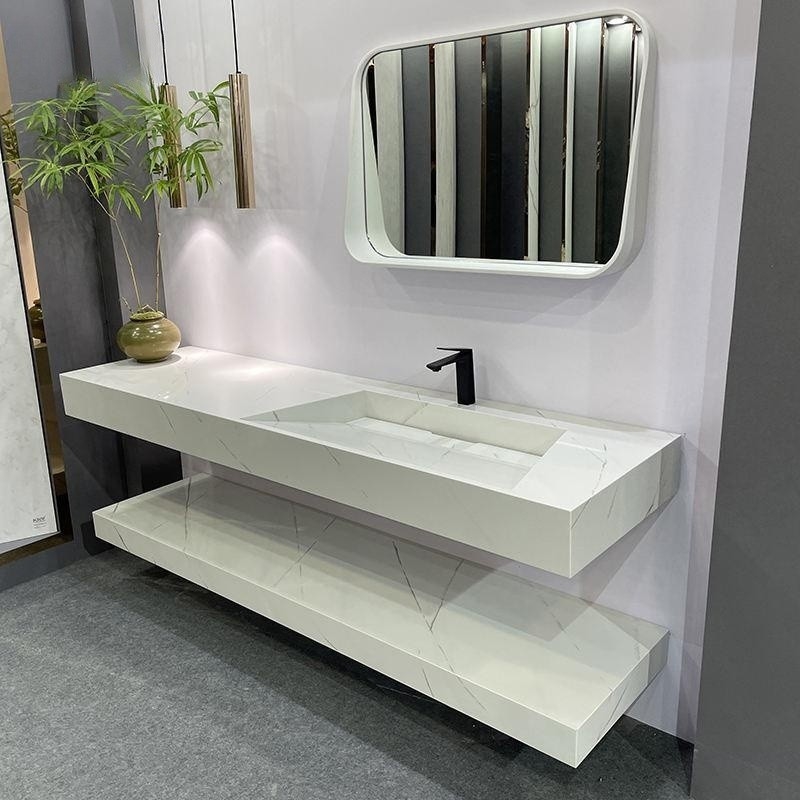 Washbasin νέος ιταλικός σχεδίου άσπρος χρώματος υγειονομικός εμπορευμάτων νεροχύτης λεκανών πλυσίματος λουτρών διπλός